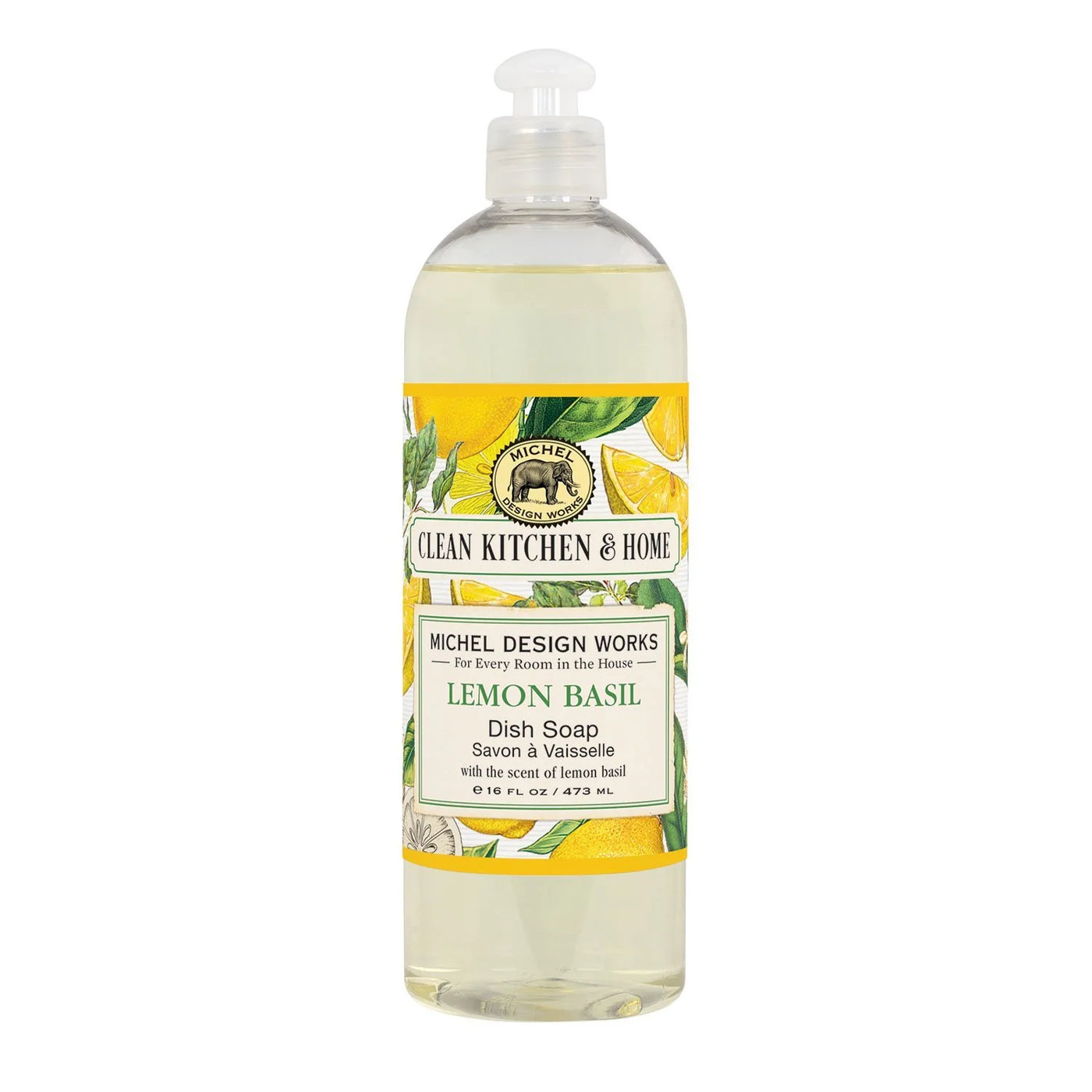 Puriri Lane | Lemon Basil Dish Soap | Michel Design Works