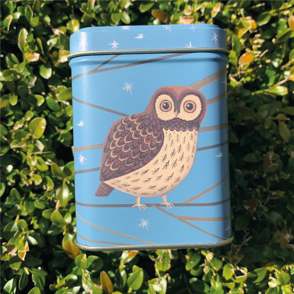 Puriri Lane | Night Owl Small Square Tin