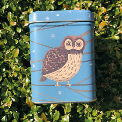 Puriri Lane | Night Owl Small Square Tin