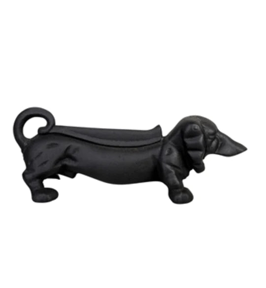 Puriri Lane | Cast Iron Dachshund | Door Stopper & Boot Scraper | Parnell & Co.