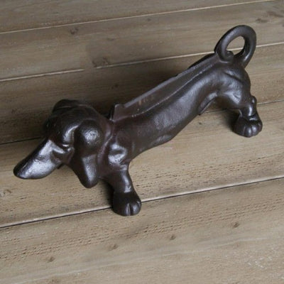 Puriri Lane | Cast Iron Dachshund | Door Stopper & Boot Scraper | Parnell & Co.
