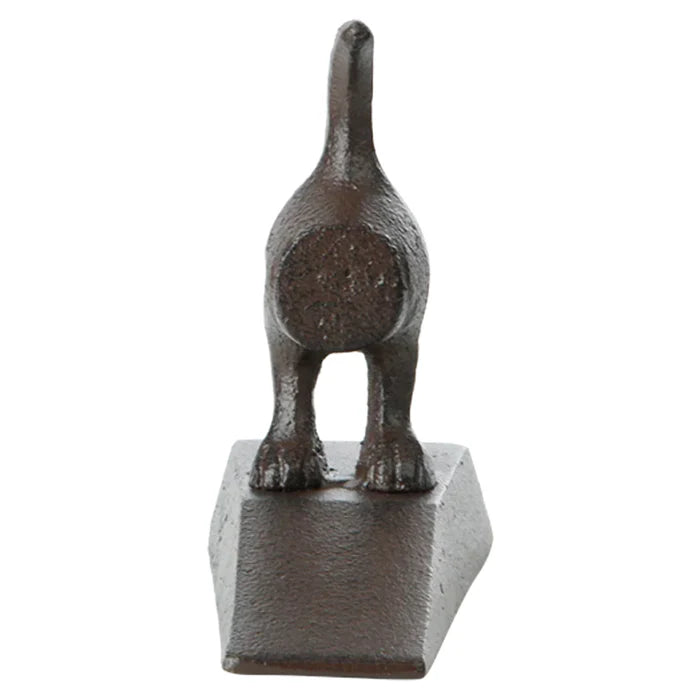 Puriri Lane | Dog Tail Door Wedge | Door Stopper | Cast Iron