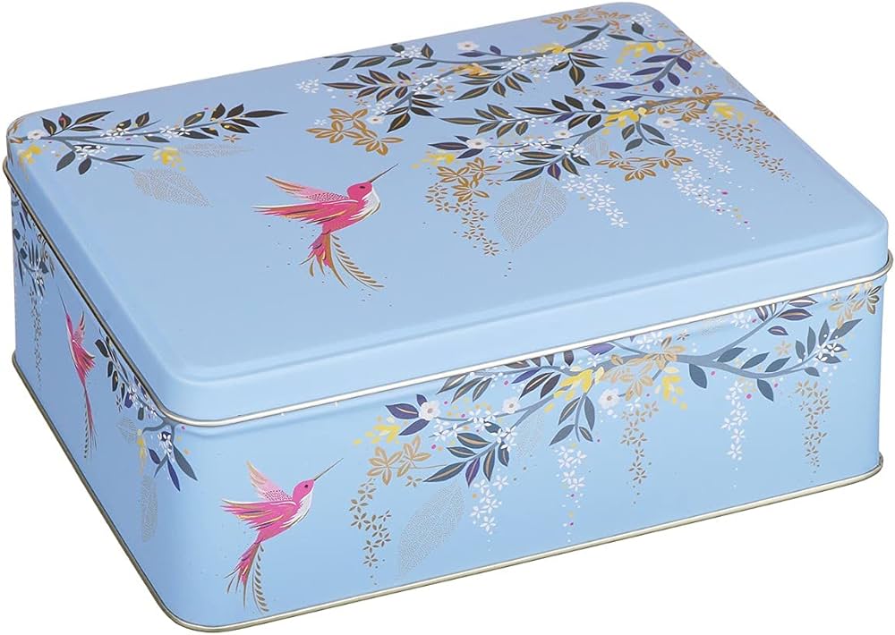 Puriri Lane | Hummingbird Deep Rectangular Tin | Sara Miller