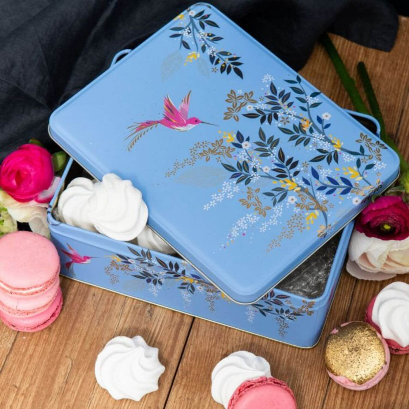 Puriri Lane | Hummingbird Deep Rectangular Tin | Sara Miller