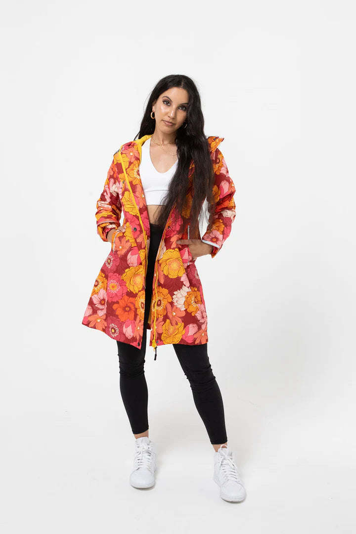 Puriri Lane | Solar Waterproof Raincoat | Scribbler