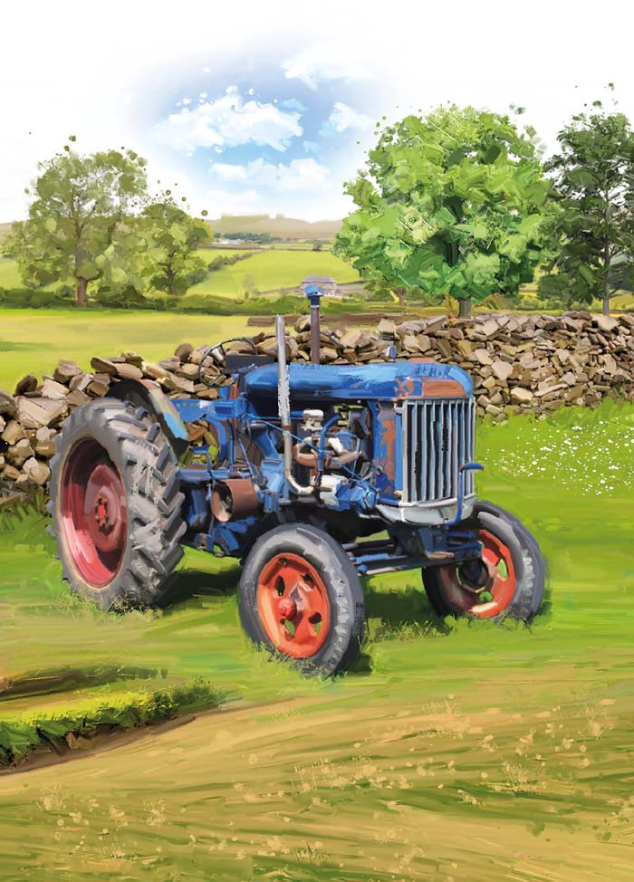 Puriri Lane @ Addenbrooke | Rustic Tractor | Country Cards