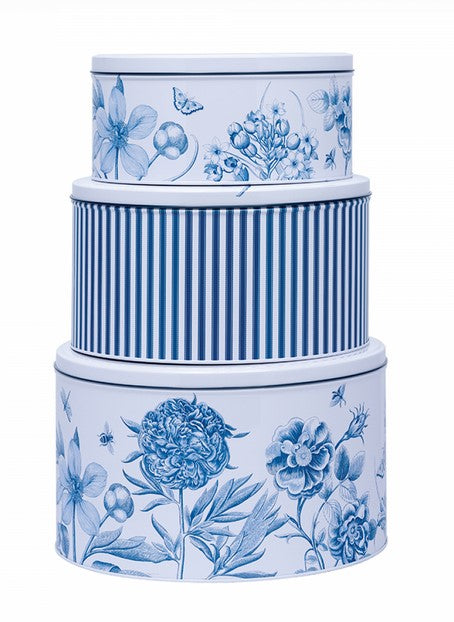 Etchings & Roses Set of 3 Cake Tins