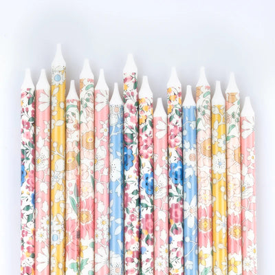 Floral Birthday Party Candles | Set Of 16