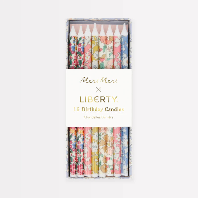 Floral Birthday Party Candles | Set Of 16