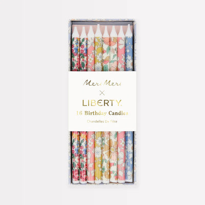 Floral Birthday Party Candles | Set Of 16