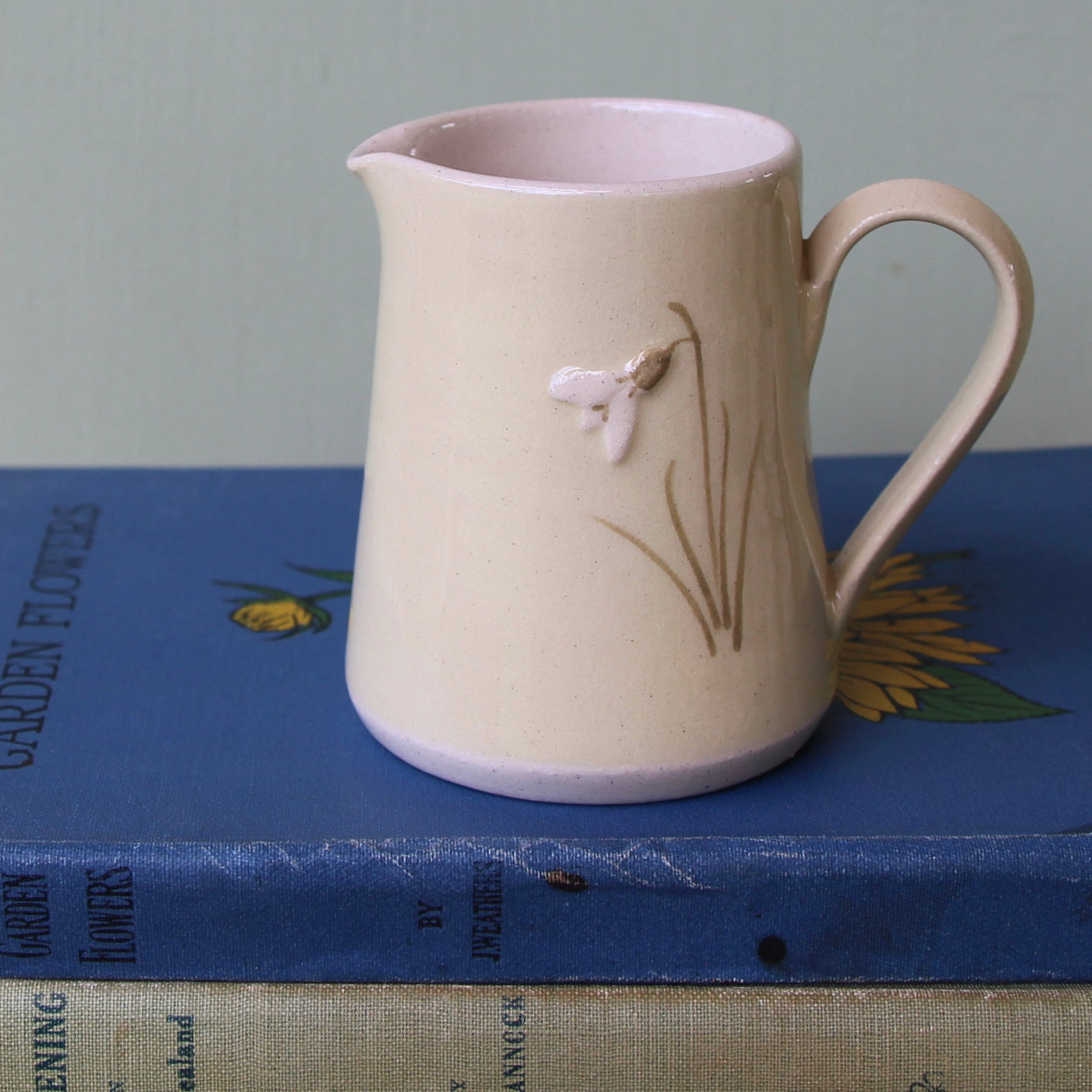 Puriri Lane | Jane Hogben Jug |  Small | Primrose | Snowdrop