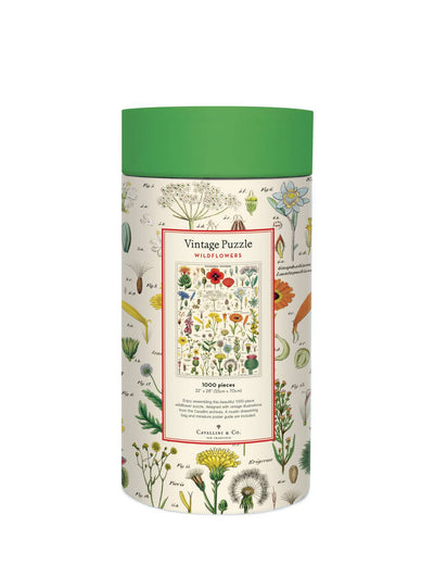 Puriri Lane | Wildflowers | Vintage 1000 piece Jigsaw | Cavallini & Co
