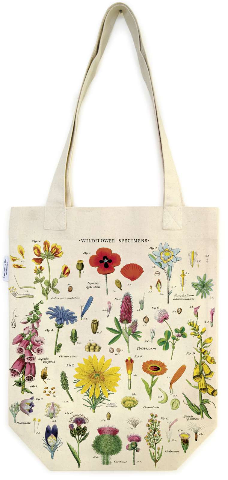 Puriri Lane | Wildflower Vintage Tote Bag | Cavallini & Co.