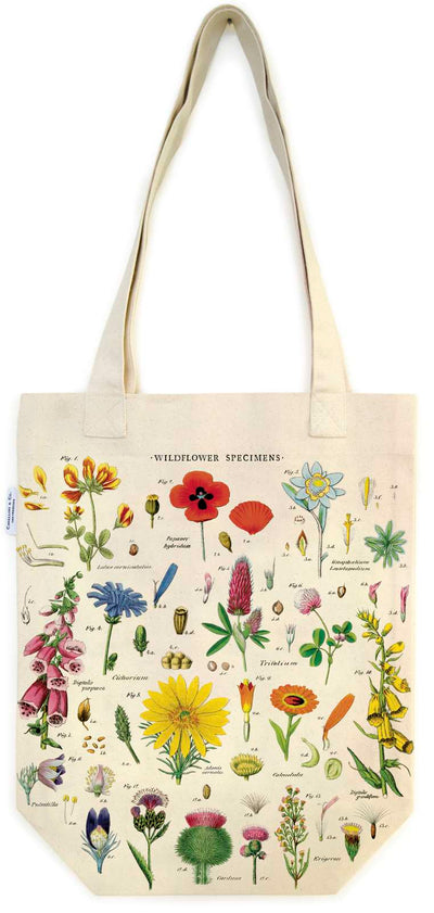 Puriri Lane | Wildflower Vintage Tote Bag | Cavallini & Co.
