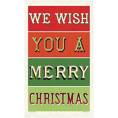 Puriri Lane | Tea Towel | Cavallini & Co. | We Wish You A Merry Christmas