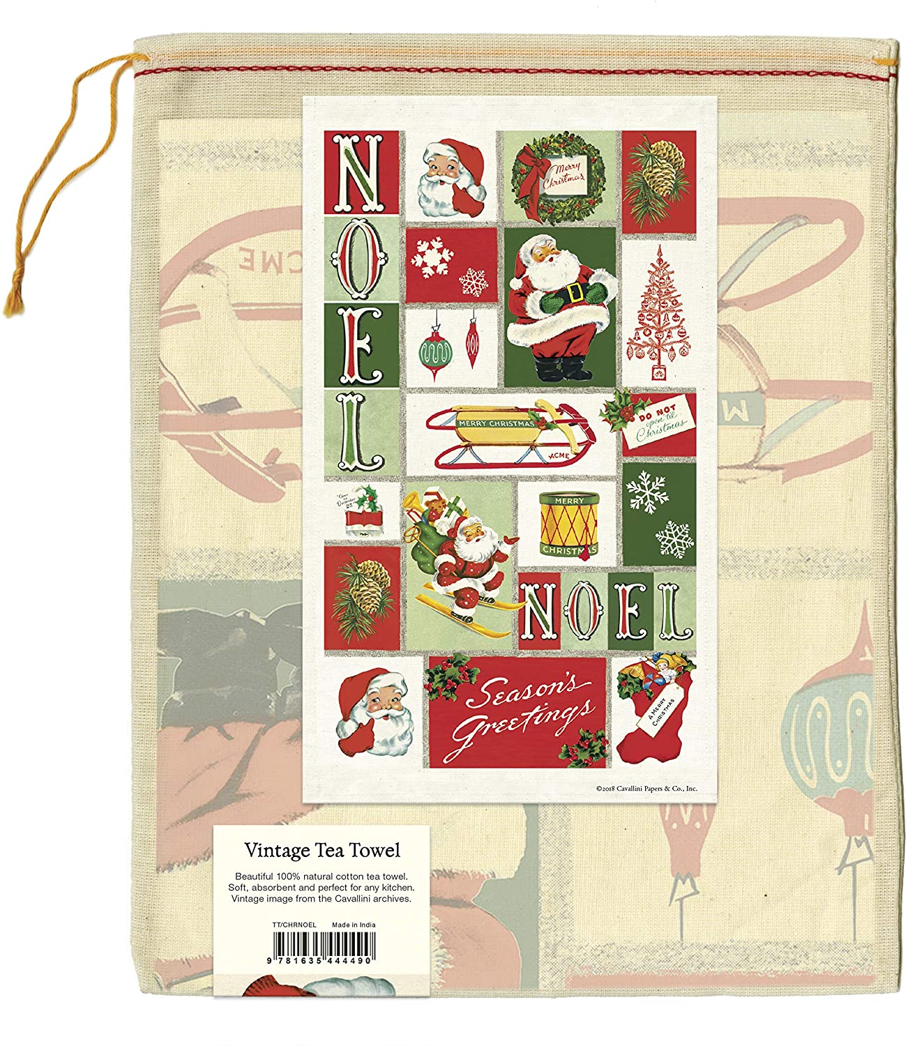 Puriri Lane | Cavallini & Co. | NOEL Tea Towel