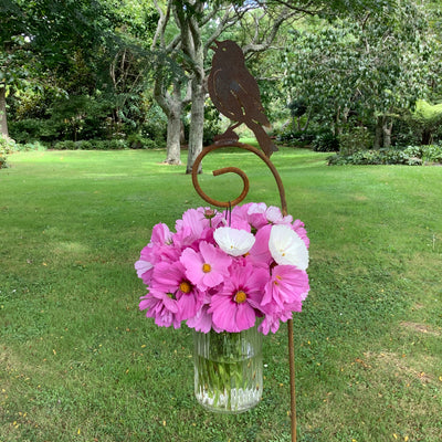 Puriri Lane | Singing Bird | Corten Steel | Lantern Holder