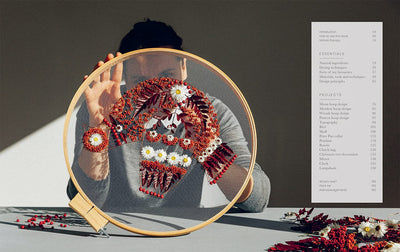 Puriri Lane | Dried Flower Embroidery | Olga Prinku