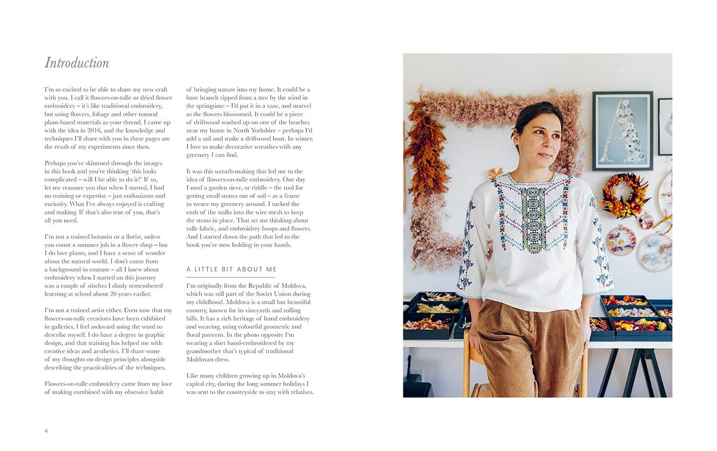 Puriri Lane | Dried Flower Embroidery | Olga Prinku