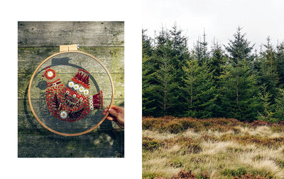 Puriri Lane | Dried Flower Embroidery | Olga Prinku