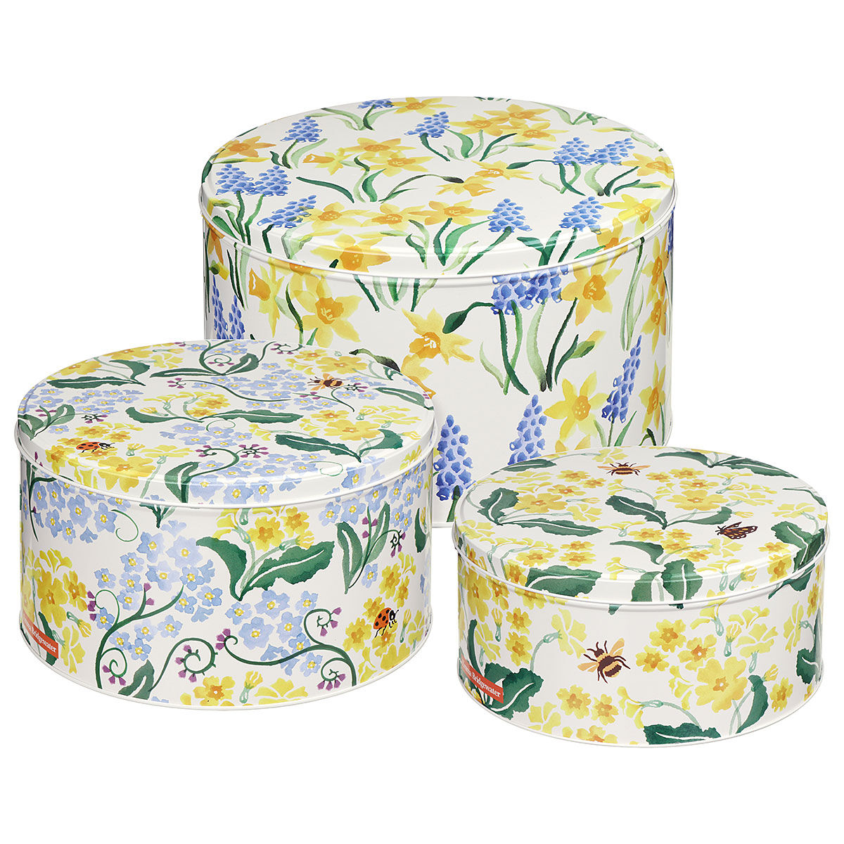 Puriri Lane | Emma Bridgewater | Spring |Set of 3 Cake Tins