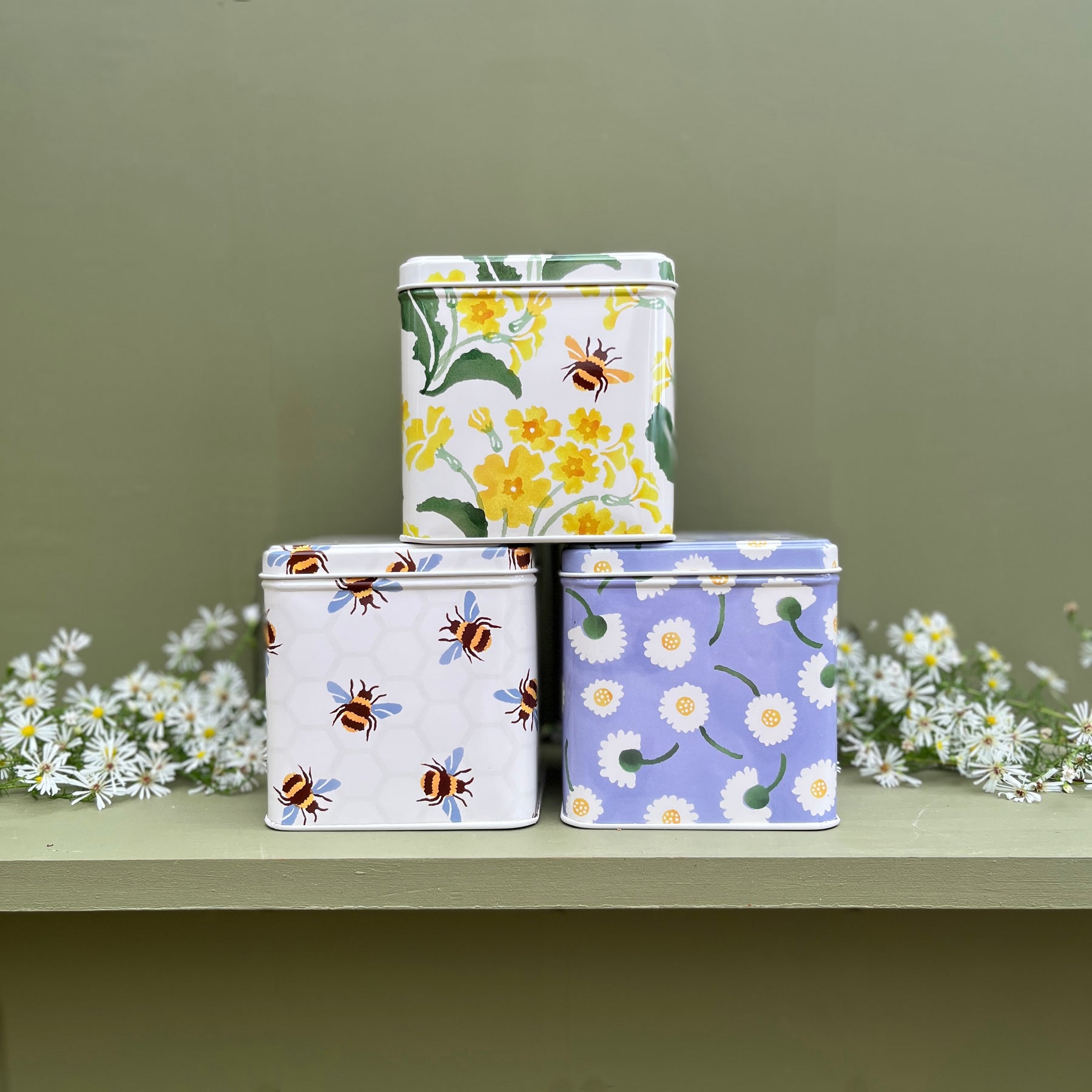 Signs of Spring Storage Caddies | Set of 3 – Addenbrooke