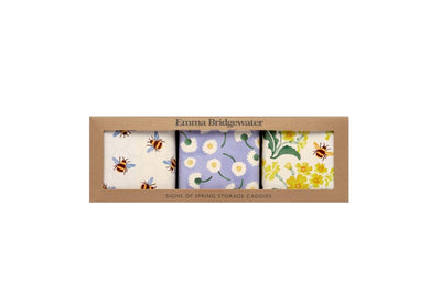 Puriri Lane | Emma Bridgewater | Set of 3 Caddies | Spring Garden