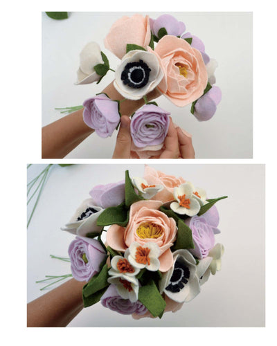 Puriri Lane | Felt Flower Workshop | Bryanne Rajamannar