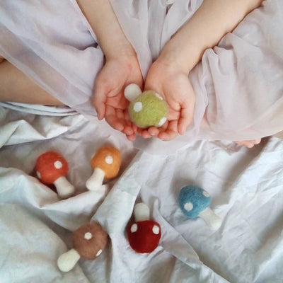 Puriri Lane | Over The Dandelions | Felted Mushrooms