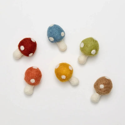 Puriri Lane | Over The Dandelions | Felted Mushrooms