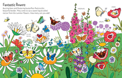 Puriri Lane | Usborne | First Sticker Book | Garden