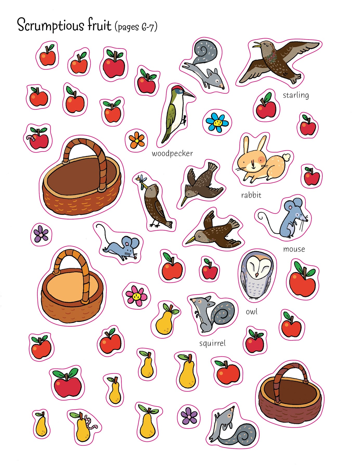 Puriri Lane | Usborne | First Sticker Book | Garden