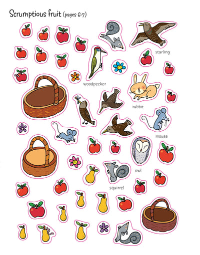 Puriri Lane | Usborne | First Sticker Book | Garden