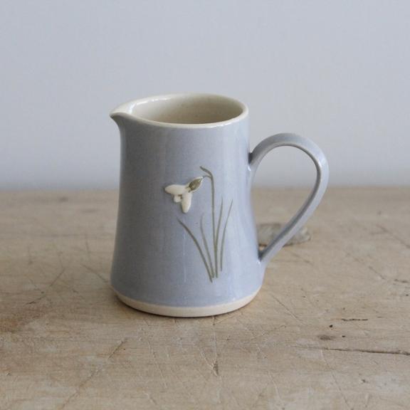 Puriri Lane | Jane Hogben Jug Small | Blue | Snowdrop