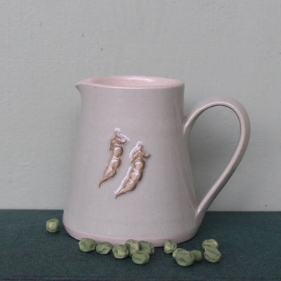 Puriri Lane | Jane Hogben Jug Small | Eau de Nil | Garden Peas