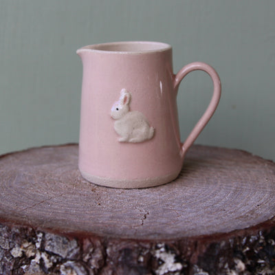 Puriri Lane | Jane Hogben | Tiny Jug | Pink | Bunny