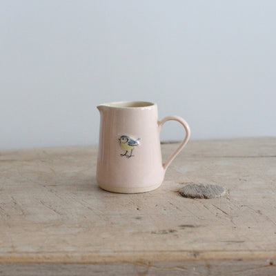 Puriri Lane | Tiny Jug | Pink | Bluetit