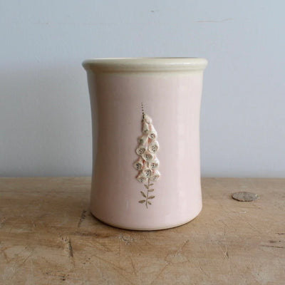 Puriri Lane | Jane Hogben | Utensil Holder | Pink | Foxglove