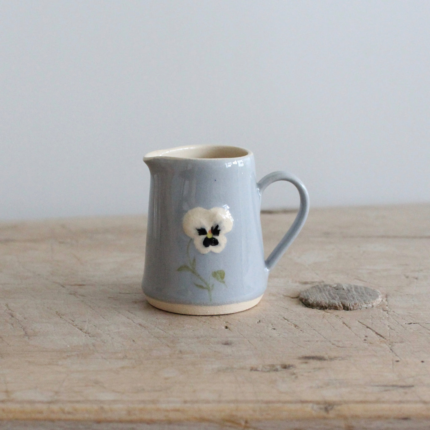 Puriri Lane | Tiny Jug | Blue | Pansy