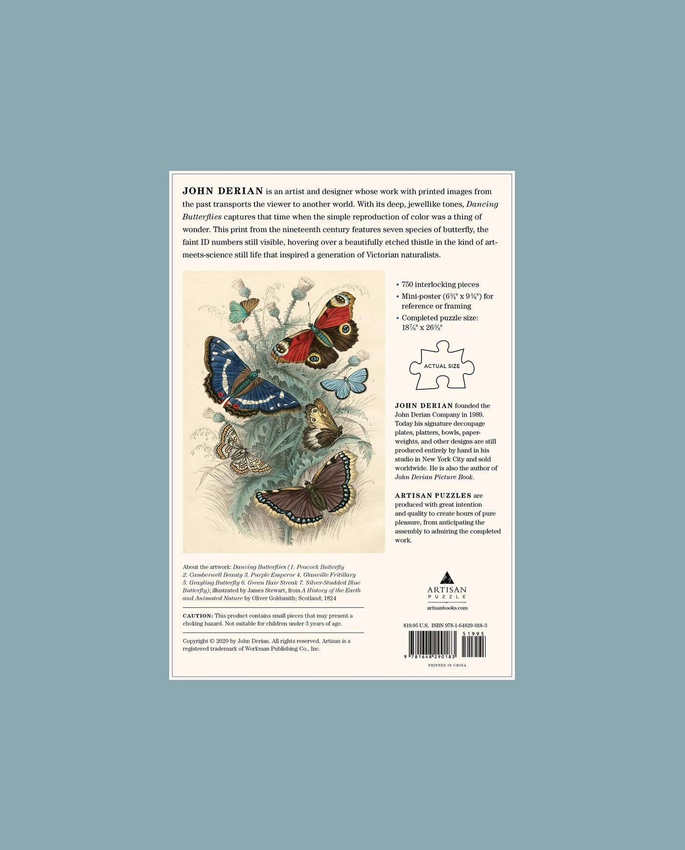 Puriri Lane | John Derian | Dancing Butterflies | 750 piece Puzzle