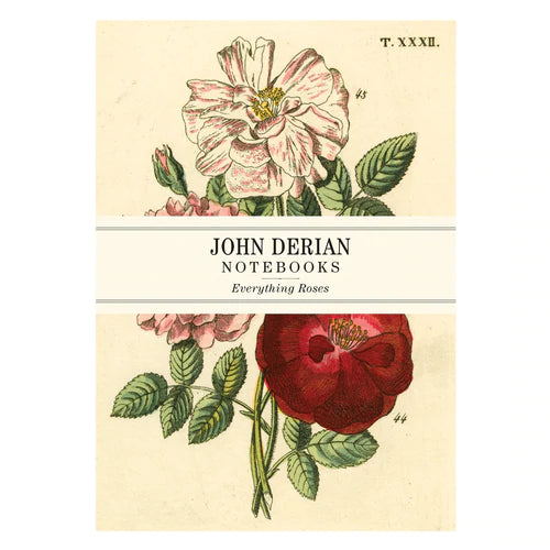 Puriri Lane | Everything Roses | Set of 3 Notebooks | John Derian