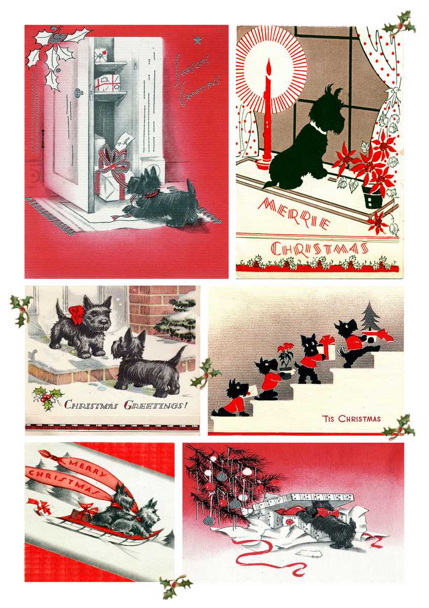 Madame Treacle | Christmas Scottie Dogs