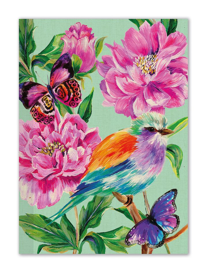 Garden Note Book | Birds & Roses