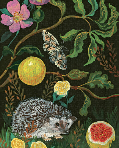 Puriri Lane | Nathalie Lété | In The Dark Garden | 500 piece puzzle