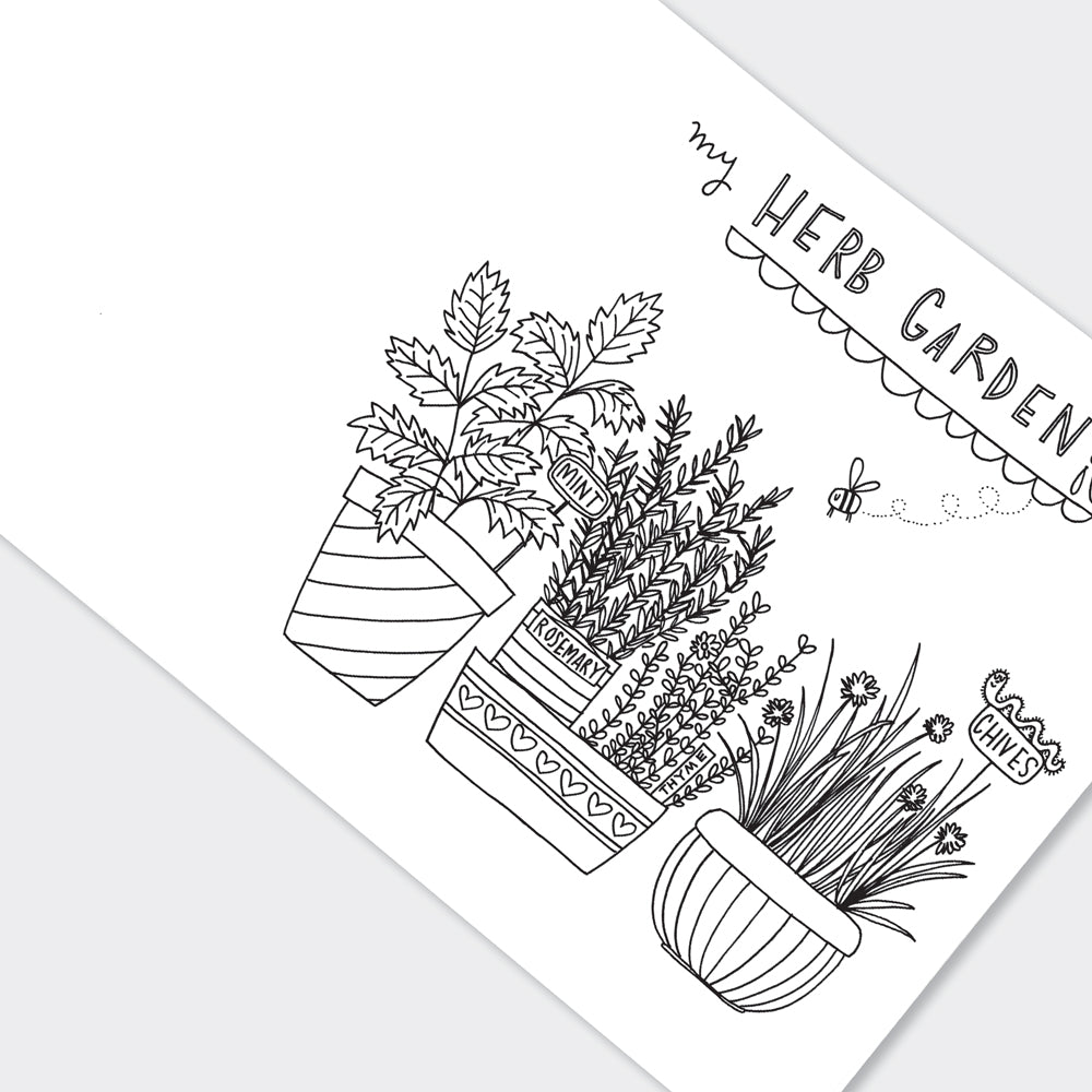 The Little Gardener | Colouring Book