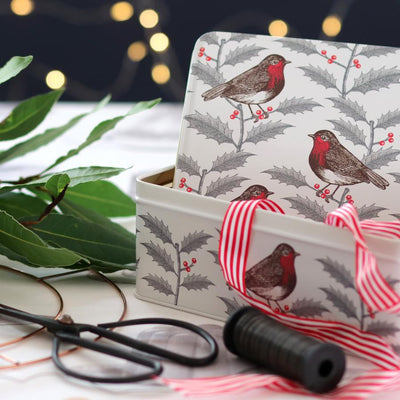Puriri Lane | Robin & Holly | Rectangular Tin