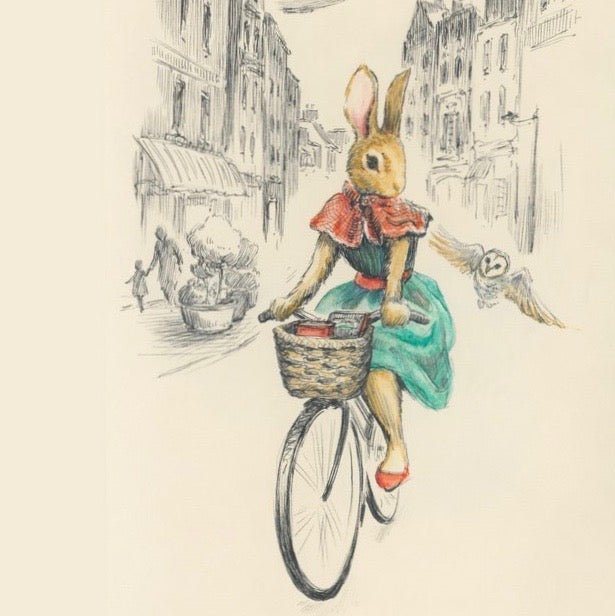 Bunny On A Bike | Roger La Borde