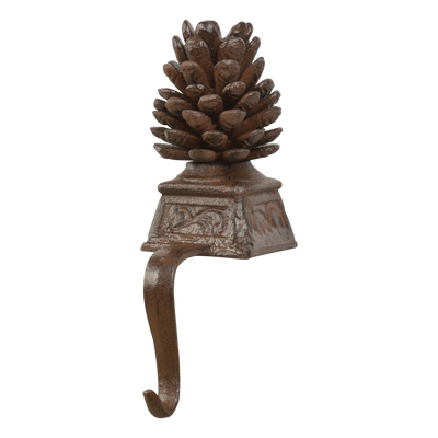 Christmas Pinecone Stocking Hanger