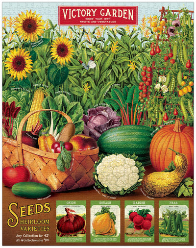 Puriri Lane | Victory Garden | Vintage 1000 Piece Puzzle | Cavallini & Co.